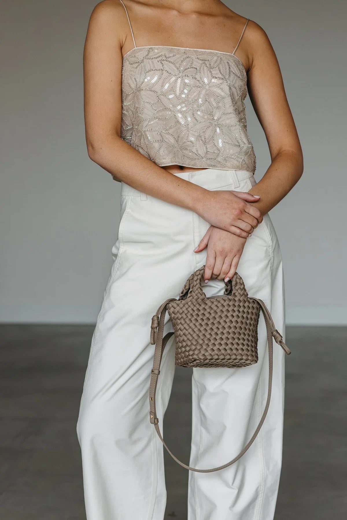 Image of Bag mini taupe secret